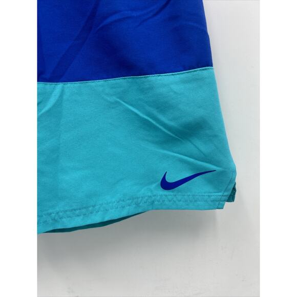 Mens Nike Split Breaker 9" Swim Trunks Blue Size XL Shorts NESSA450-494 - Picture 2 of 11